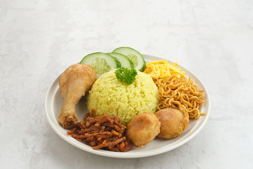 resep nasi kuning rice cooker