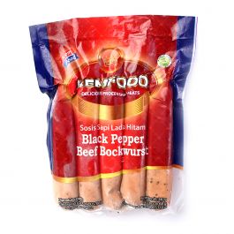 Kemfood Beef Bockwurst Blackpepper 340 G