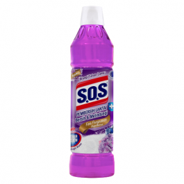 SOS Floor Cleaner Bottle 800ml - Blue
