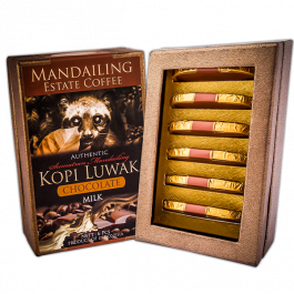 Mandailing Coffee Pure Kopi Luwak Milk Chocolate 6S