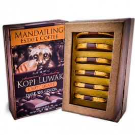 Mandailing Coffee Pure Kopi Luwak Dark Chocolate 6S