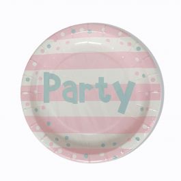 TL Piring Kertas Party Pink 7