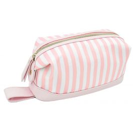 OKIDOKI Cosmetic Bag Strip Pink White 0063