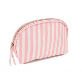 OKIDOKI Cosmetic Bag Strip Pink White 0117