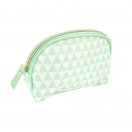 Cosmetic Bag 3 Angle Green White BPOL0117-M175-5