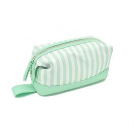 OKIDOKI Cosmetic Bag Strip Green White 0063
