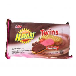 Hatari Twins Chocolate & Strawberry Biscuit 200gr