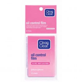 Clean & Clear Oil Control Film Kertas Minyak Wajah Pink 50 s