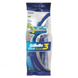 Gillette Blue Simple3 4Ct Bag