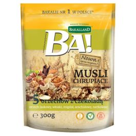 Bakalland BA! Musli Chrupiace 5 Nuts With Chocolate Crunchy 300gr