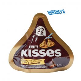 Hershey's Kisses Creamy Milk Chocolate With Almonds 146gr