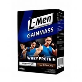 L-Men Gainmass Whey Protein Rasa Chocolate 500gr