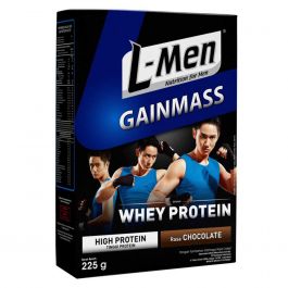 L-Men Gainmass Whey Protein Rasa Chocolate 225gr