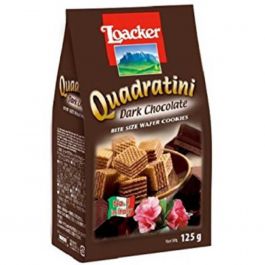 Loacker Quadratini Dark Chocolate 125gr