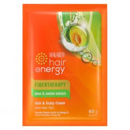Makarizo Hair Energy Fibertherapy Hair & Scalp Cream Aloe & Melon Extract 60 g