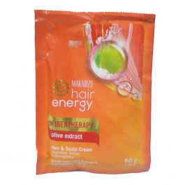 Makarizo Hair Energy Fibertherapy Hair & Scalp Cream Olive Extract 60 g