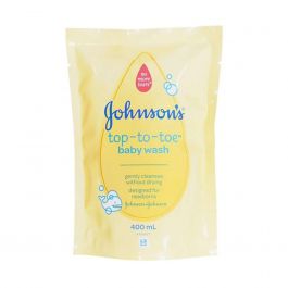 Johnson's Baby Wash Top To Toe Pouch 400ml