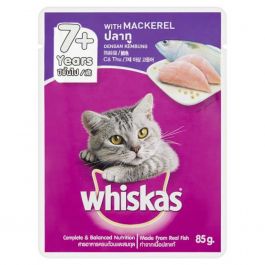 WHISKAS MACKAREL 7+ POUCH 75GR