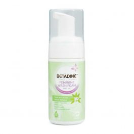 Betadine Feminine Wash Foam Daily Use Fresh And Active Lemon Verbena 100 ml