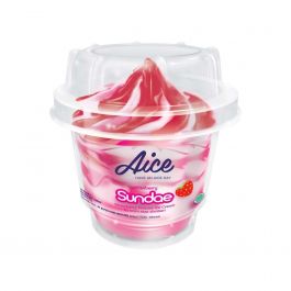 Aice Strawberry Sundae Ice Cream 100 ml