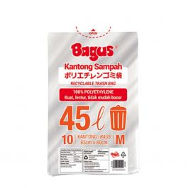 Bagus Kantong Plastik Sampah 45 L 10 pcs