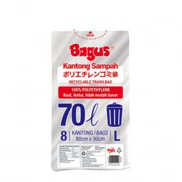 Bagus Kantong Plastik Sampah 70 L 8 pcs