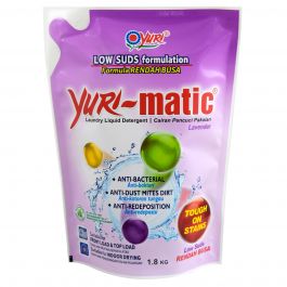 Yuri-matic Laundry Liquid Detergent Low Suds Lavender 1.8kg