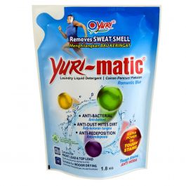 Yuri-matic Laundry Liquid Detergent 1.8kg |Romantic Blue