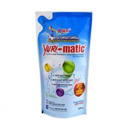 Yuri-matic Laundry Liquid Detergent 630gr |Romantic Blue