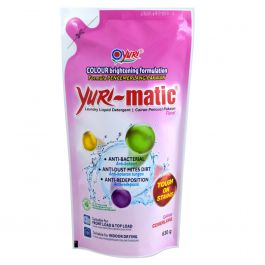 Yuri-matic Laundry Liquid Detergent 630gr|Colour Floral