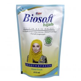 Yuri Biosoft Hijab Pelicin Kain Halus Smooth & Fresh Ocean Fresh 410ml