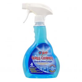 Yuri Glass Cleaner Foam Clean & Shine Longer Fresh Blue 500ml