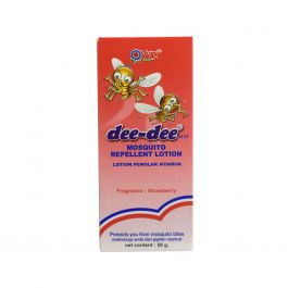 Yuri Dee-Dee Mosilver Queenuito Repellent Lotion 50Gr - Strawberry