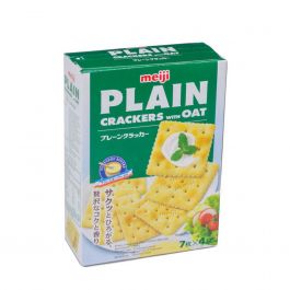Meiji Plain Crackers With Oat 104 gr