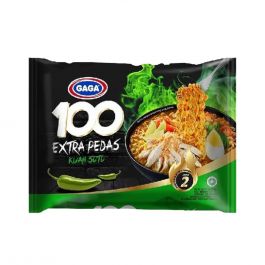 Gaga Mie 100 Extra Pedas Kuah Soto 75gr