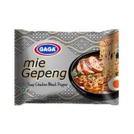 Gaga Mie Gepeng Soup Chicken Black Pepper 67Gr