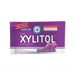 Lotte Xylitol Rasa Blueberi Mint 8x1.45gr