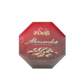 Delfi Almonds Covered With Milk Chocolate Box 100gr