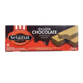 Selamat Wafer Double Chocolate 145 gr