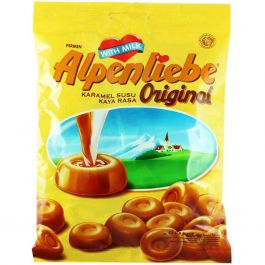 Alpenliebe Permen With Milk Original 125 gr