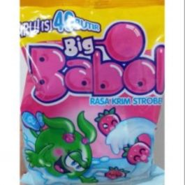 Big Babol Permen Karet Stick Strawberry Bag 99 gr