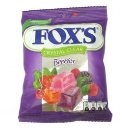 Foxs Bag Clear Berries Crystal 90Gr