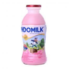 Indomilk Strawberry Botol 190 ml
