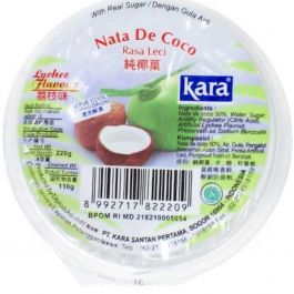 Kara Sari Kelapa Lychee Cup 220 g