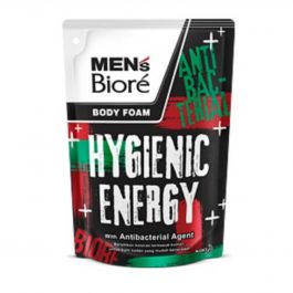 Biore Men's Sabun Mandi Hygienic Energy Pouch 250 ml