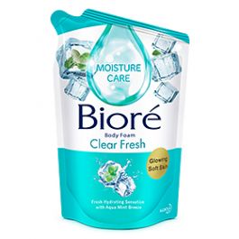 Biore Body Foam Sabun Mandi Cair Clear Fresh 450 ml