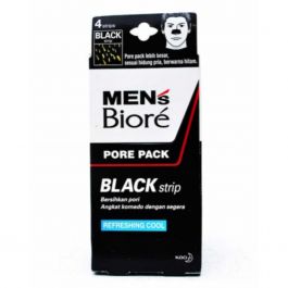 Biore Men's Pore Pack Black Strip Refreshing Cool 4 s