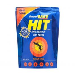 Hit Anti Nyamuk Dan Kecoa Natural Fragrance Orange Refill 360 ml
