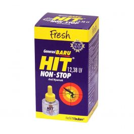 Hit Non-Stop Anti Nyamuk Fresh 1 Bulan Refill 33Ml