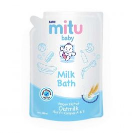 Mitu Baby Milk Bath Oatmilk Pouch 400ml